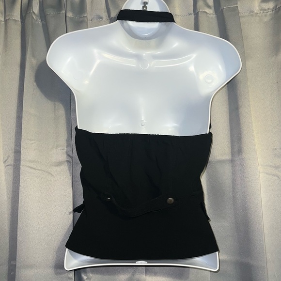 VINTAGE Body Central Y2K Collared Halter Vest - Picture 5 of 7